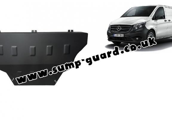 Steel sump guard for Mercedes V-Classe W447, 4x2, 1.6 D