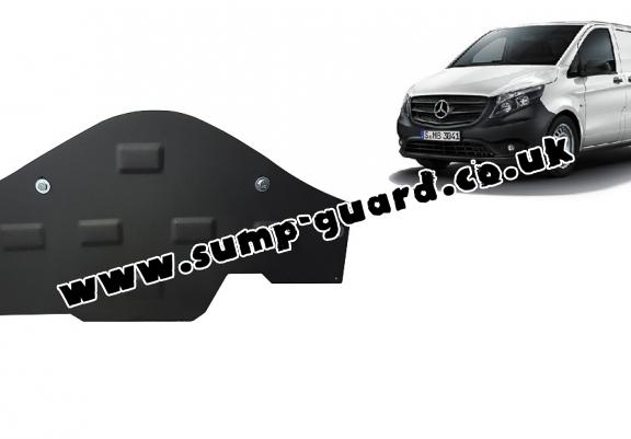 Steel sump guard for the protection Stop&Go system Mercedes V-Classe W447, 4x2, 1.6 D
