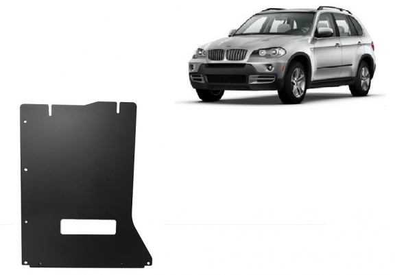 Steel gearbox guard for BMW X5 E70