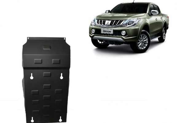Steel sump guard for Mitsubishi L200