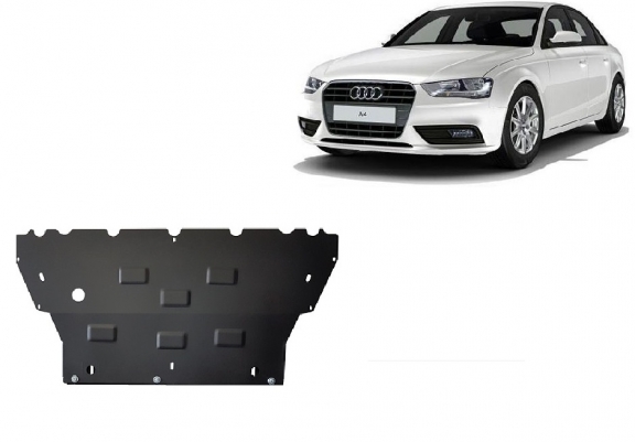 Steel sump guard for Audi A4  B9