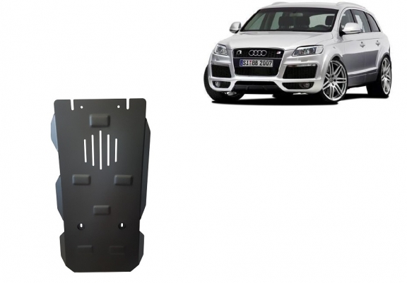 Steel gearbox guard for Audi Q7