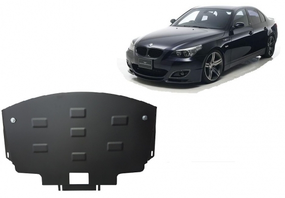 Steel sump guard for BMW Seria 5 E60/E61 standard M front bumper