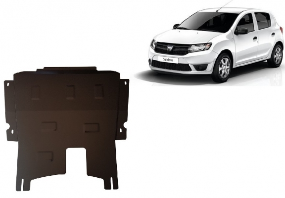Steel sump guard for Dacia Sandero 2