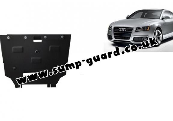 Steel gearbox guard for Audi A5