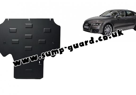 Steel gearbox guard for Audi A7