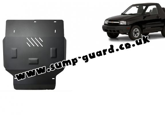 Steel sump guard for Chevrolet Tracker