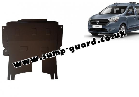 Steel sump guard for Dacia Dokker