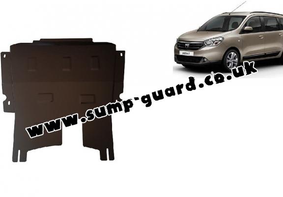 Steel sump guard for Dacia Lodgy