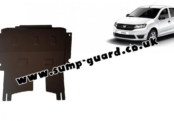 Steel sump guard for Dacia Sandero 2