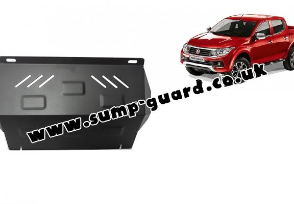 Steel radiator guard for Fiat Fullback