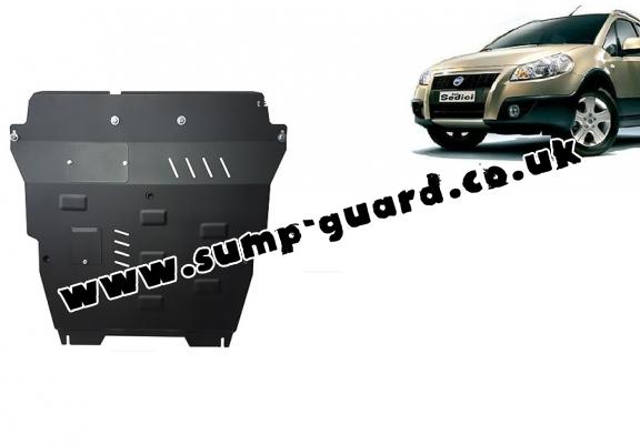 Steel sump guard for Fiat Sedici