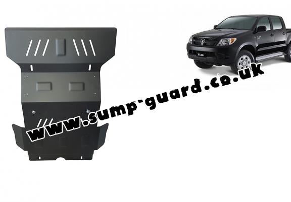 Steel sump guard for Toyota Hilux