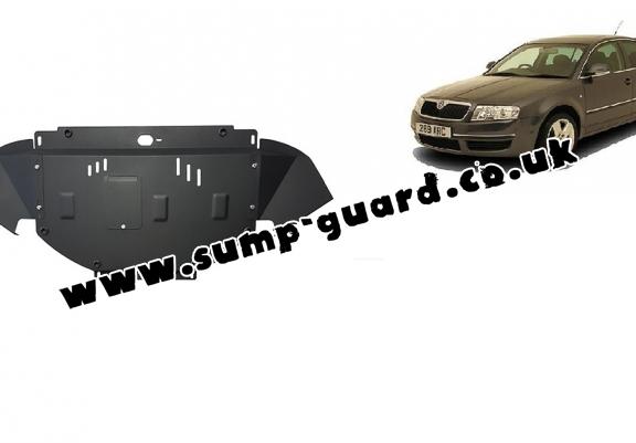 Steel sump guard for Skoda Superb - 1,8  1,9 2,0 TDI