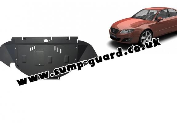 Steel sump guard for Seat Exeo