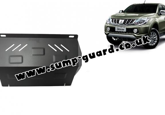 Steel radiator guard for Mitsubishi L200