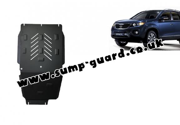 Steel gearbox and differential guard for  Kia Sorento