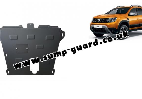 Steel sump guard for Dacia Duster