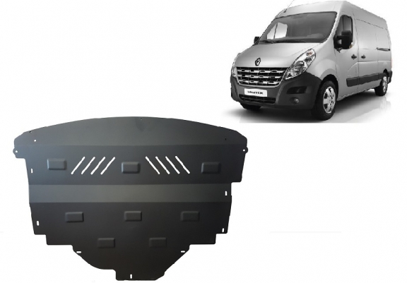 Steel sump guard for Renault Master 3