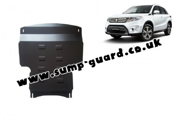 Steel sump guard for Suzuki Vitara