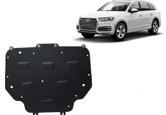 Steel gearbox guard for Audi Q7 