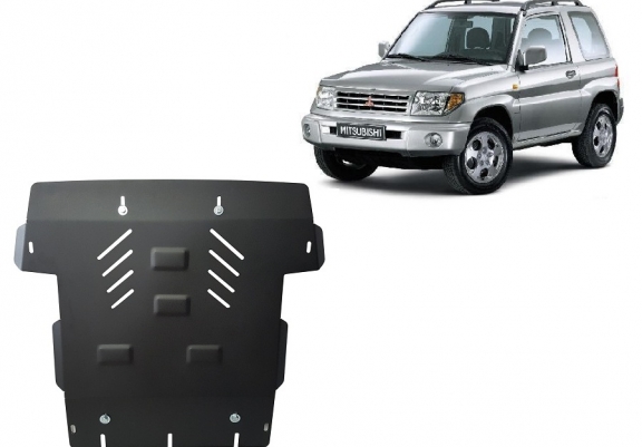 Steel sump guard for Mitsubishi Shogun Pinin