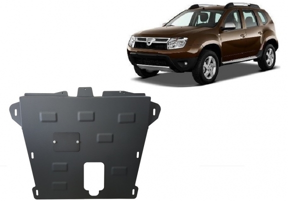 Steel sump guard for Dacia Duster
