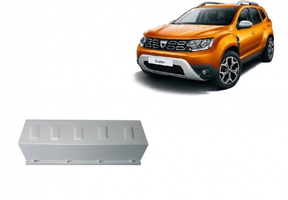 Steel front bumper guard for Dacia Duster