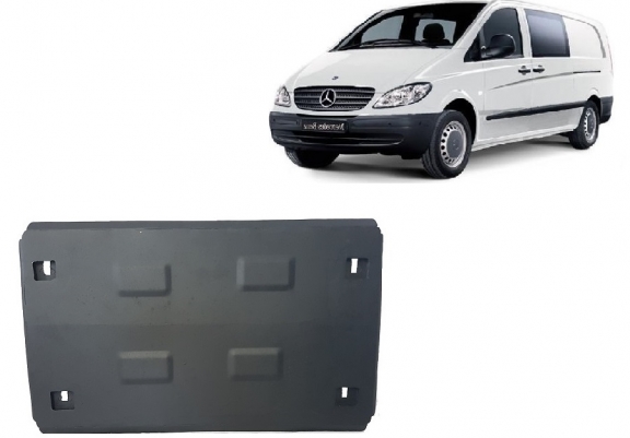 Steel sump guard for Mercedes Vito W639 - 2.2 D 4x2, 4x4