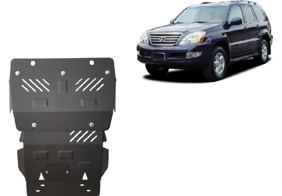 Steel sump guard for Lexus GX