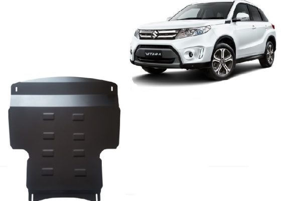 Steel sump guard for Suzuki Vitara
