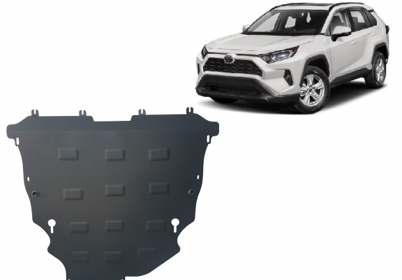 Steel sump guard for Toyota Rav4