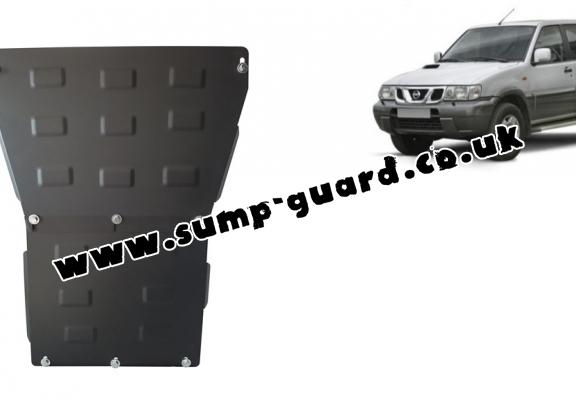 Steel sump guard for Nissan Terrano II 