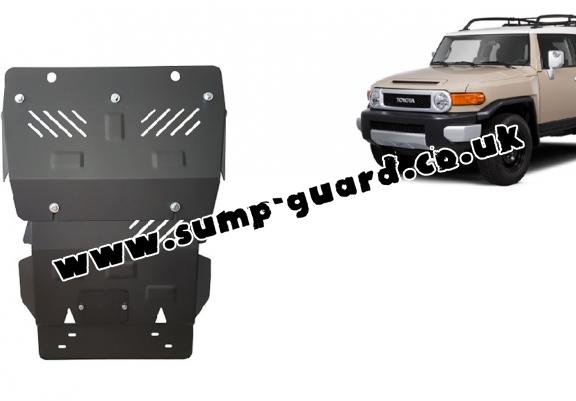 Steel sump guard for Toyota Fj Cruiser