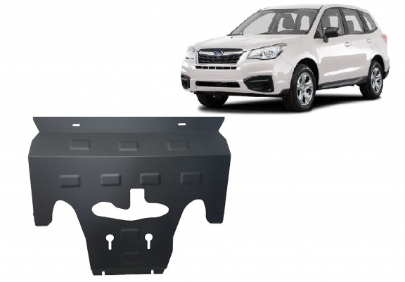 Steel sump guard for Subaru Forester 4