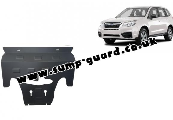 Steel sump guard for Subaru Forester 4