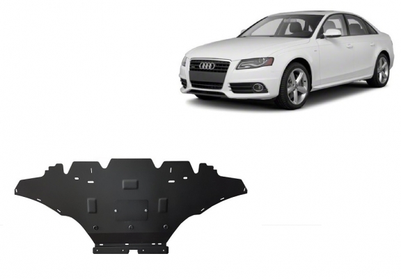 Steel sump guard for Audi A4 B8 All Road, diesel