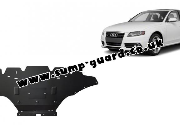 Steel sump guard for Audi A4 B8 All Road, diesel