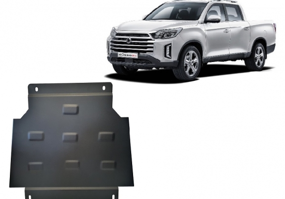 Steel gearbox guard for Ssangyong Musso Grand