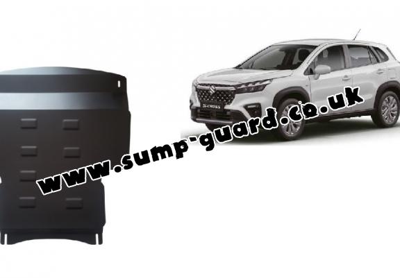 Steel sump guard for the protection of the engine and the gearbox for Suzuki S-Cross