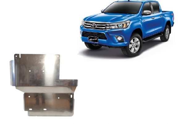 Aluminum differential guard for Toyota Hilux Revo