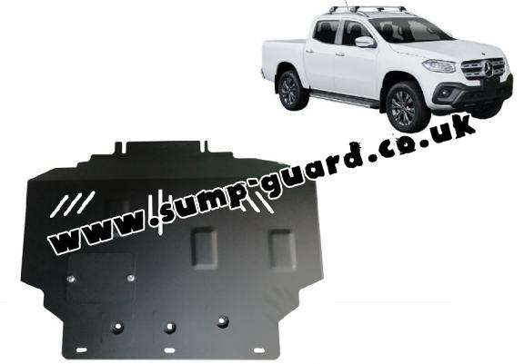 Steel sump guard for Mercedes X-Class