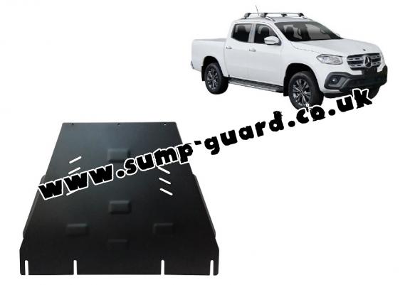 Steel gearbox guard and transfer case guard for Mercedes X-Class