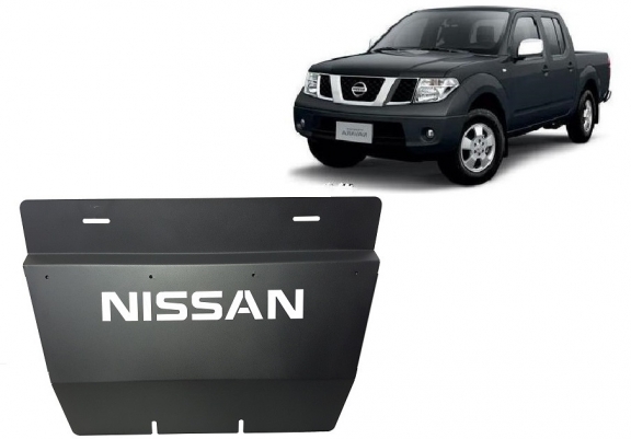 Steel radiator guard for Nissan Navara D40