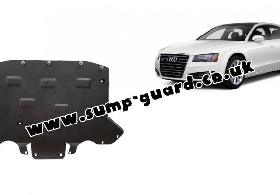 Steel gearbox guard for Audi A8