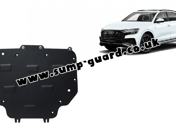 Steel gearbox guard for Audi Q8