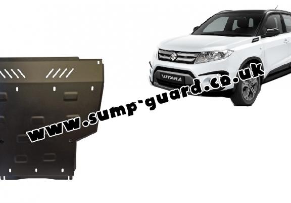 Steel sump guard for Suzuki Vitara