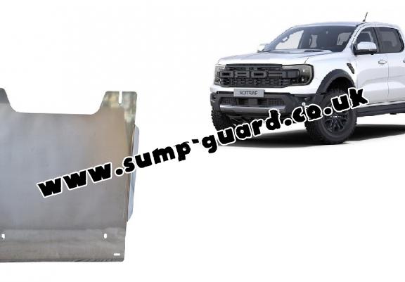 Aluminum transfer case guard for Ford Ranger Raptor