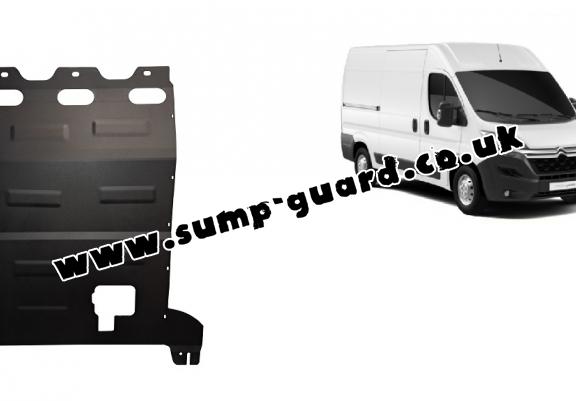 Steel sump guard for Citroen Jumper