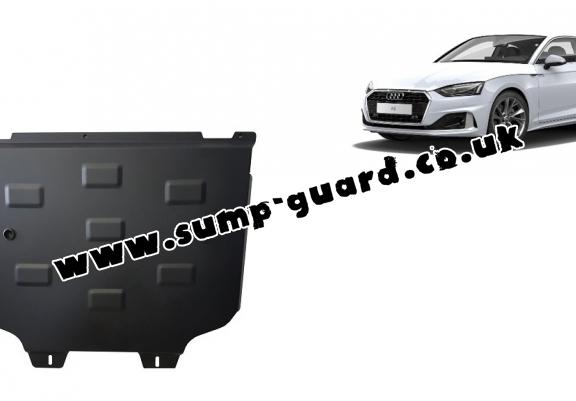 Steel gearbox guard for Audi A5